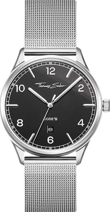 Thomas Sabo Code TS Silver Black (Analoguhr, 40 mm)