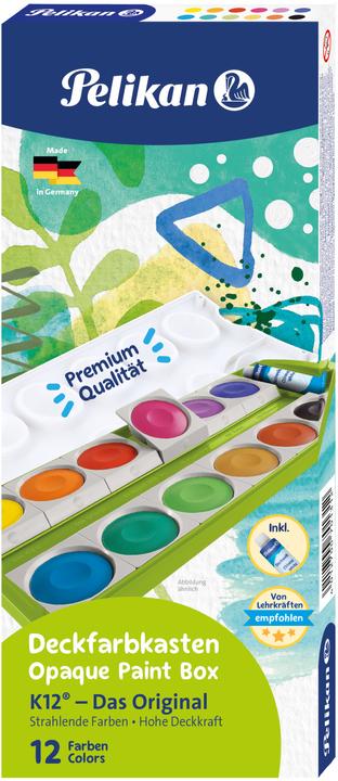 Produktbild Pelikan Farbkasten 12ST K12G grün (Mint, 12 ml)