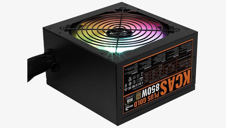 Produktbild AeroCool KCAS PLUS GOLD 850W - 850 W - 100 - 240 V - 47 - 63 Hz - 11 - 5.5 A - 1 (850 W)