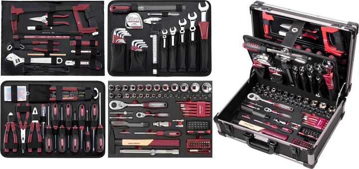 Actual product image Kraftwerk Professional aluminium tool case (263.26 pieces)