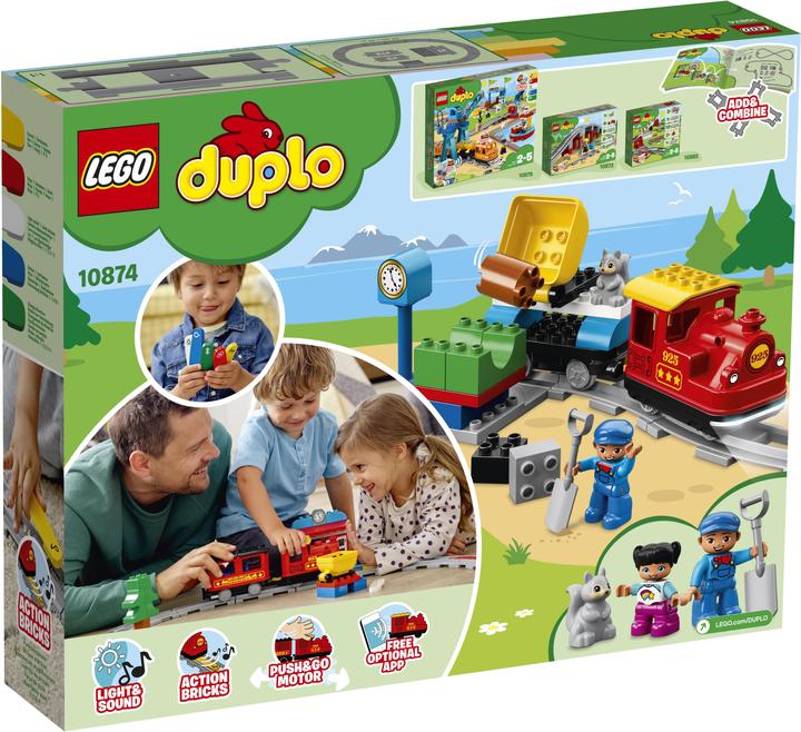 Productafbeelding LEGO Stoomspoorweg (10874)