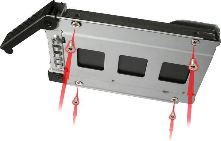 Produktbild Icy Dock ToughArmor MB699VP-B - Gehäuse für Speicherlaufwerke - 2.5" (6.4 cm)