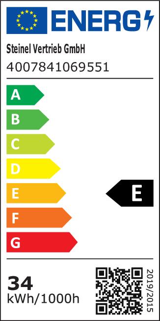 Label énergétique Steinel Projecteur LED à détecteur (4370 lm, IP44)