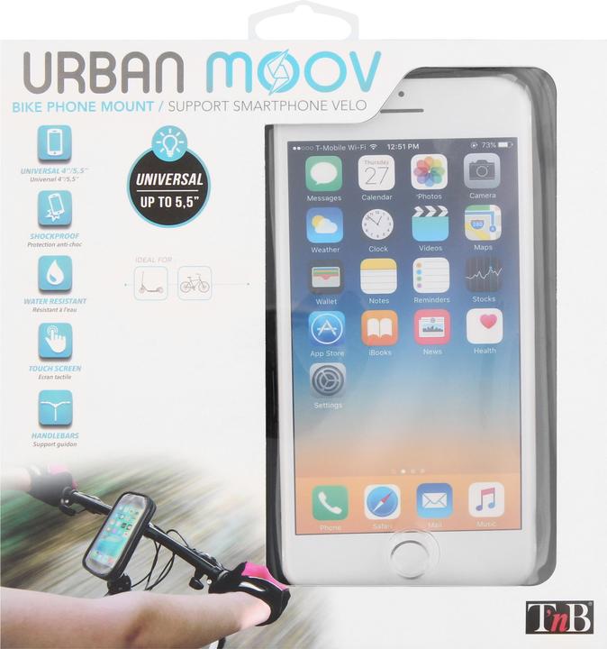 Actual product image T'nB URBAN MOOV Phone holder, black