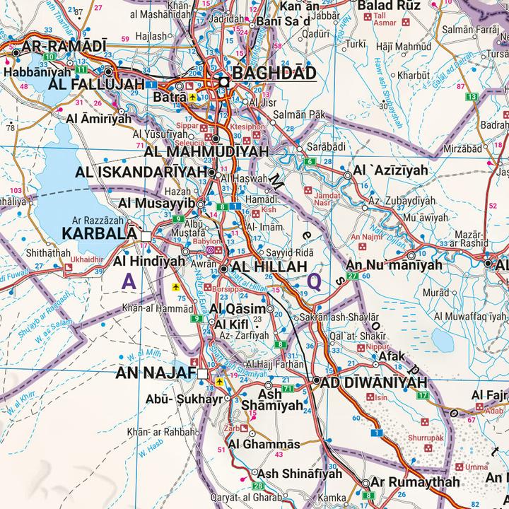 Actual product image Middle East, road map 1:2,000,000, freytag & berndt