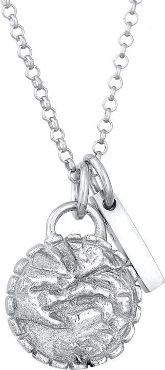 Image du produit Elli Collier plaquette Vintage barre élément 925 argent (Argent sterling 925, 45 cm)