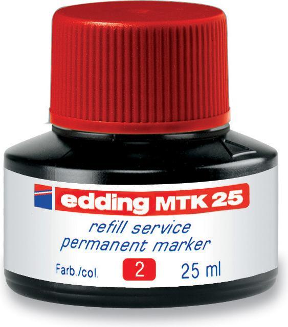 Produktbild Edding MTK 25 Nachfülltinte (Rot, 1 x)