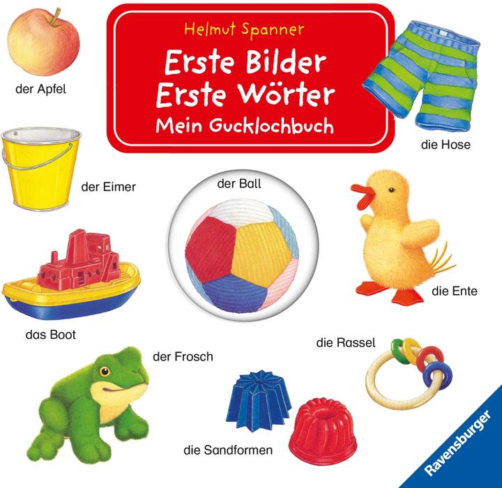 Actual product image Ravensburger First pictures - First words: My peep hole book (German)