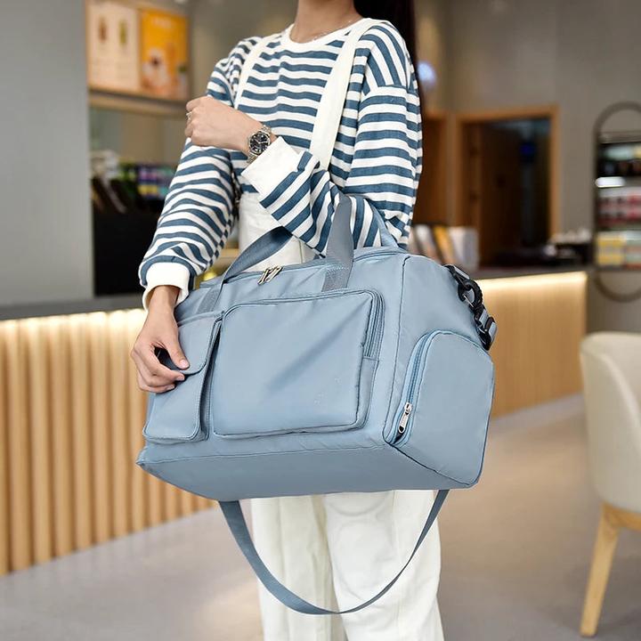 Image du produit Only-Bags.Store Weekender Duffle Bag grande capacité avec compartiment à chaussures Sacs de sport pour le fitness (35 l)