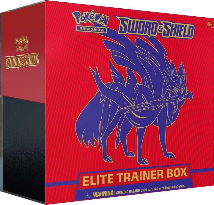 Produktbild Pokémon Elite Trainerbox Zacian (Englisch, Elite / Top Trainer Box)