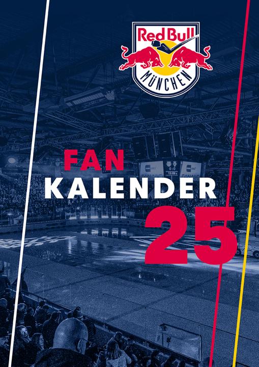 Actual product image EHC Red Bull Munich 2025 - Fan calendar (29.7 x 42 cm, Hardcover, German)