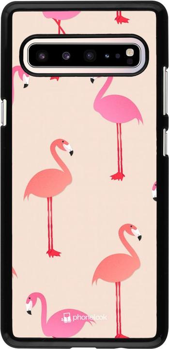 Produktbild PhoneLook Hülle Pink Flamingos Pattern (Samsung Galaxy S10 5G)