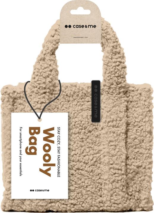 Image du produit Caseme Sac d'hiver en peluche avec une bandoulière détachable pour votre smartphone et vos accessoires