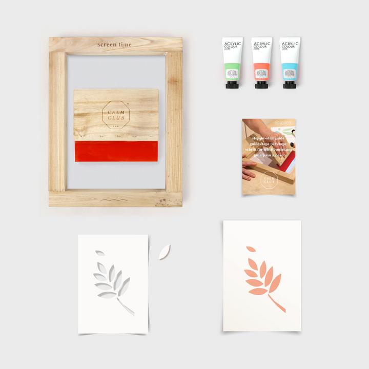 Produktbild Luckies Papier-Siebdruck-Set