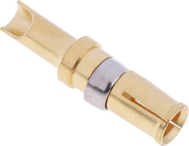 Actual product image Rs Pro D-Sub connector power contact, female, solder connection, gold over nickel, 12 AWG, power