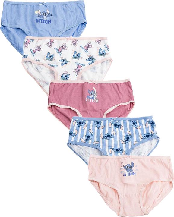 Disney Girl's Underwear Set 5 Pieces Stitch