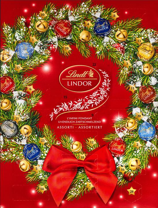 Image du produit Lindt Calendrier de l'Avent Lindor (299 g)
