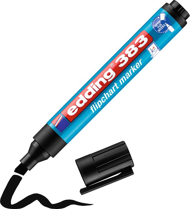 Image du produit Edding 383 (Noir, 5 mm, 1 x)