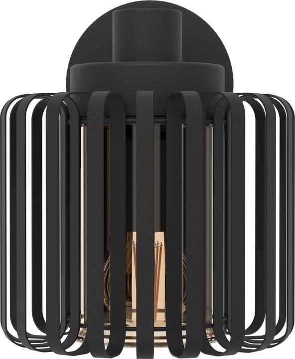 Image du produit EGLO 900672 SELINUS E27 Applique murale/plafonnier d'extérieur Noir IP65 (E27, IP65)