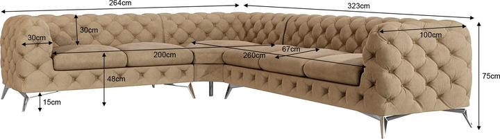 Actual product image Ropez Chelsea (Corner sofa)