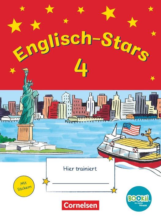 Produktbild English stars 4th grade. TING edition. Exercise book with solutions (Englisch, Irene Reindl, Katrin Schmidt, Britta Schöpe, Barbara Gleich, 2013)