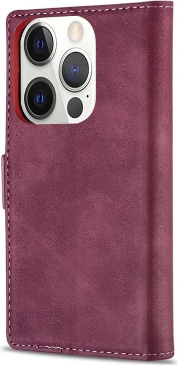 Actual product image N.Bekus iPhone 15 Pro Max - Flip Case Cover wine red (Apple iPhone 15 Pro Max)