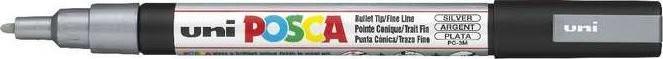 Produktbild Posca Marker PC-3M Rundspitze (Silber, 1.30 mm, 1 x)