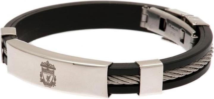 Score Draw Inlay Armband Silikon Edelstahl (20 cm, 100% Silikon)