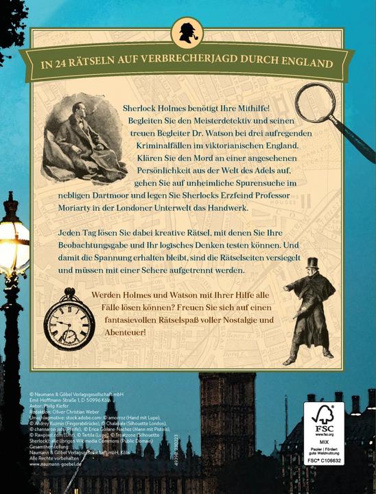 Produktbild Sherlock Holmes' Adventskalender der Logikrätsel