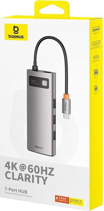Actual product image Baseus B00030708811-00 (USB-C, 7 Ports)