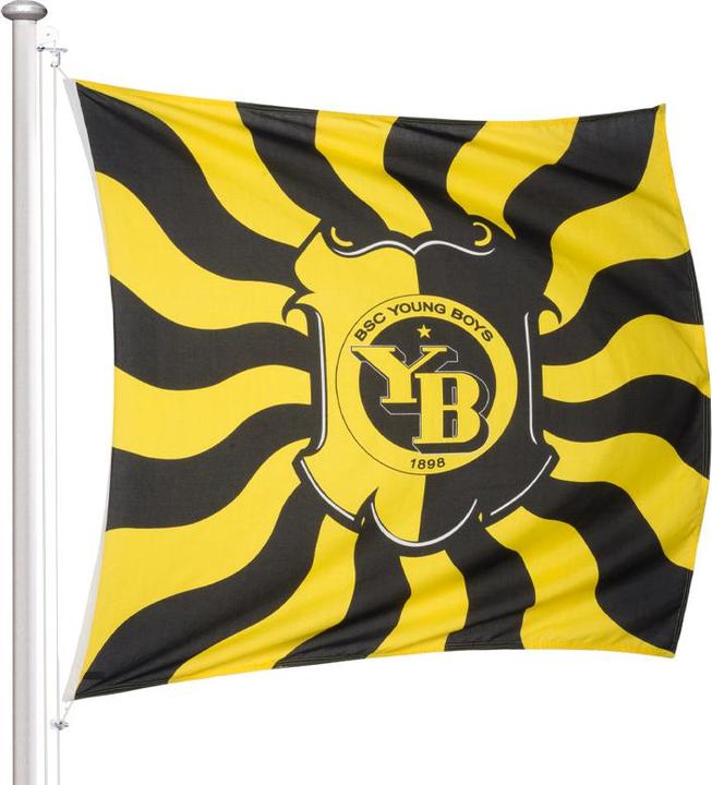 Immagine prodotto Keller Fahnen Sportfahne BSC YB official «Geflammt Wappen» Superflag® 150x150 cm