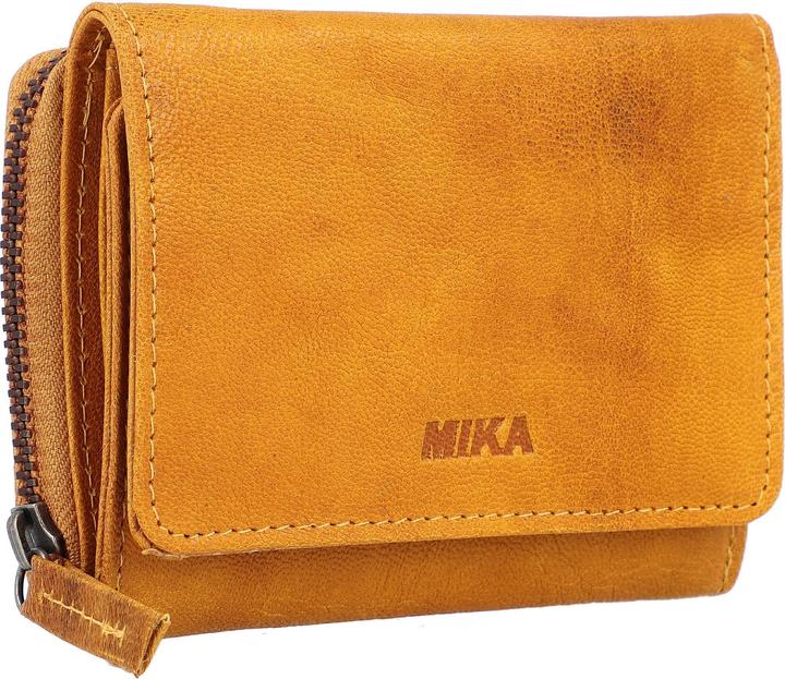 Immagine prodotto Mika Portafoglio da donna in pelle, colore: giallo