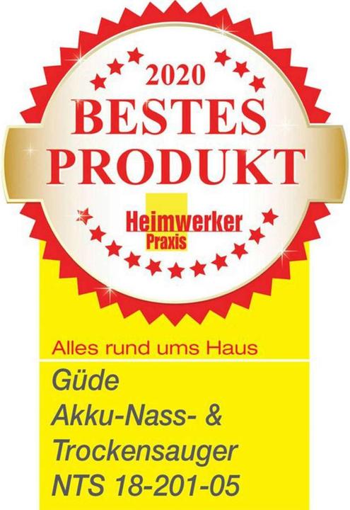 Image du produit Güde Aspirateur eau et poussière sans fil NTS 18-201-05 (58582) (Aspirateur eau et poussière)