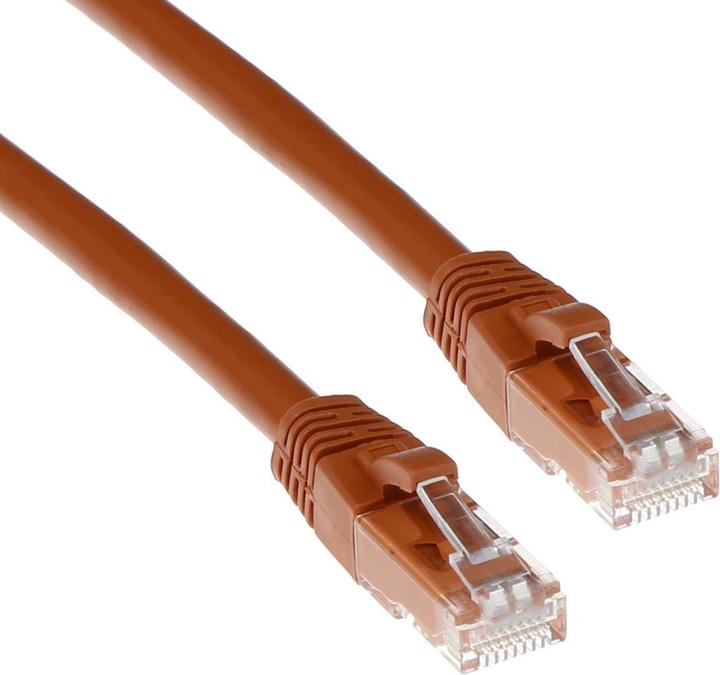 Immagine prodotto Cavo patch U/UTP CAT6A snagless marrone da 15 metri con connettori RJ45. Cat6a u/utp snagless bn (U/UTP, CAT6a, 15 m)