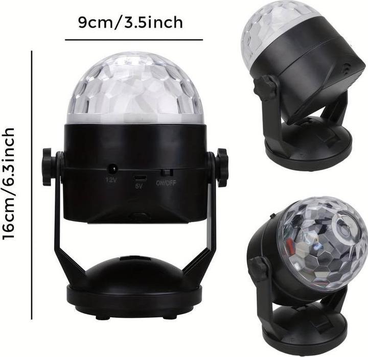 ASMI LED Mini Sound Disco Party Light