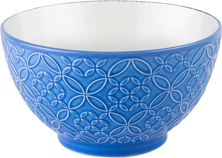 Immagine prodotto Ibili Ciotola in ceramica piccola Jardin blu 13,4 cm Ideale per zuppe e stufati (0.55 l)