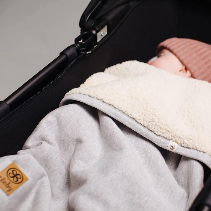 Produktbild Cloby Teddy Decke Blanket Grey (95 x 75 cm)