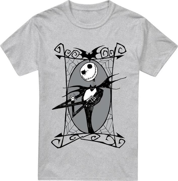 Immagine prodotto The Nightmare Before Christmas Maglietta Jack Skellington Cornice Uomo (M)