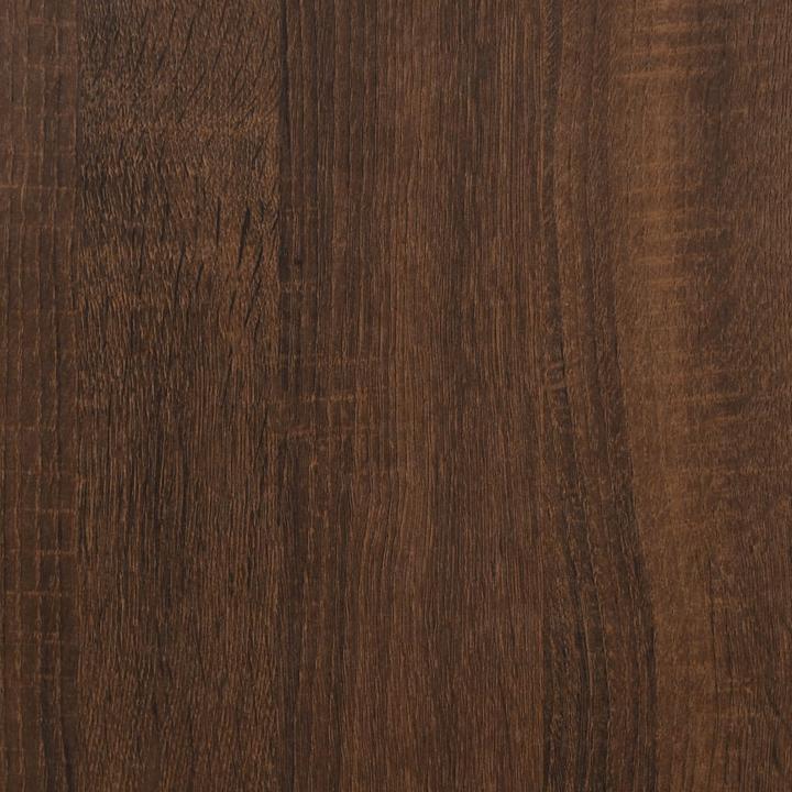 Produktbild VidaXL Badmöbel Set Badezimmermöbel Badezimmerschrank 4 tlg. Braun Eichen Optik