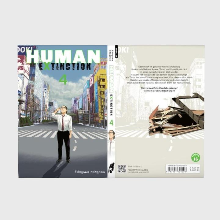Actual product image Human Extinction 4 (German, Edogawa Edogawa, Jens Ossa, 2024)