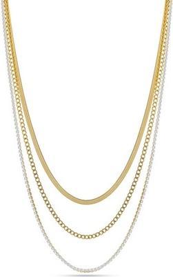 Produktbild Liu Jo - Elegant triple necklace made of gold-plated steel Fashion LJ2643 (Gold-plattierte Stahl)