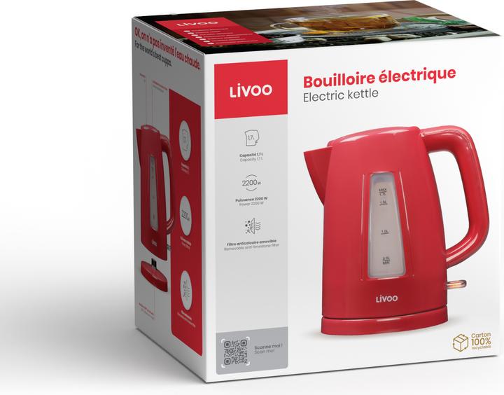 Immagine prodotto Livoo Bollitore senza fili (1.70 l, Spina UE)