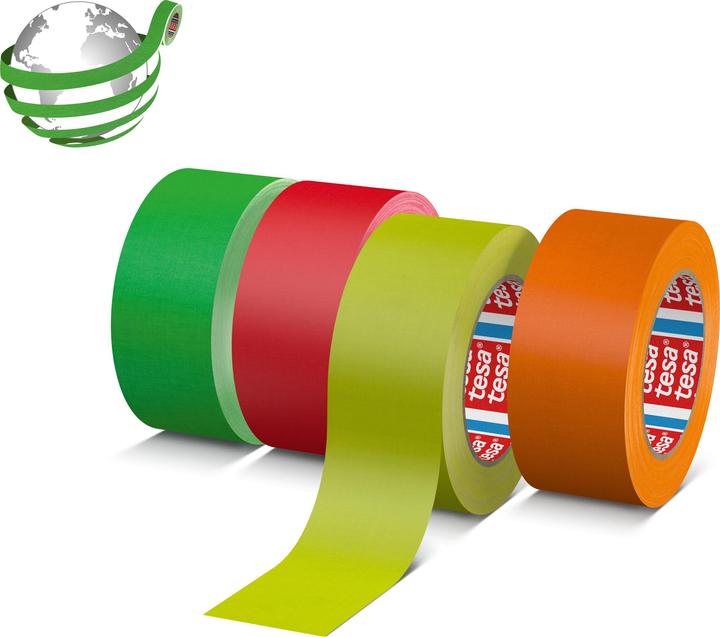 Produktbild tesa Gewebeband 25m x 50mm neon-pink (50 mm)