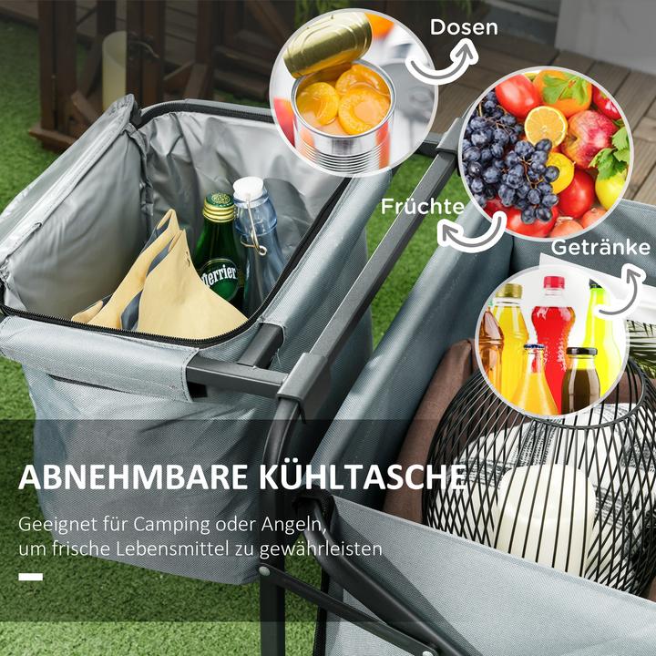 Produktbild Outsunny Bollerwagen mit Kühltasche