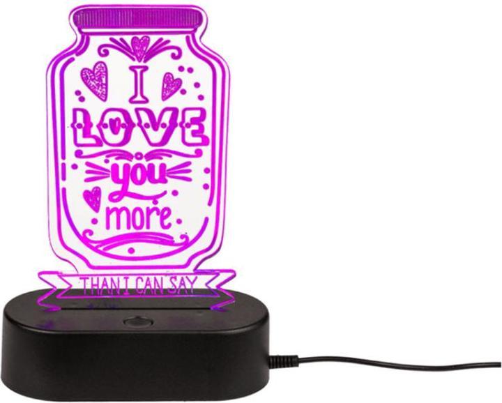 Produktbild TOP LED 3D Lampe Love