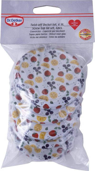 Actual product image Dr. Oetker TO lid fruit Ø85mm 6 pcs. (6 pcs., 0.94 l)