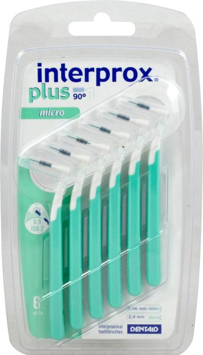 Produktbild Dentaid interprox plus micro grün Interdentalbürste, 6 St ZBU (6 x, 2.40 mm)