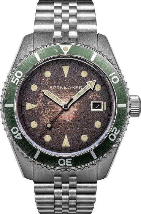 Actual product image Spinnaker SP-5089-22 Wreck Automatic 44mm 20ATM (Diving watch, 44 mm)