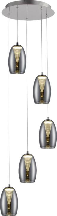Image du produit Brilliant Metropolis LED 5W PE 5-RO easydim Suspension, 5 flammes (2300 lm)