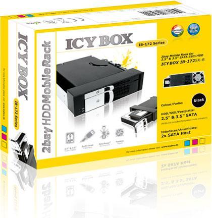 Produktbild Icy Box IB-172SK-B, Wechselrahmen für 5.25" Schacht